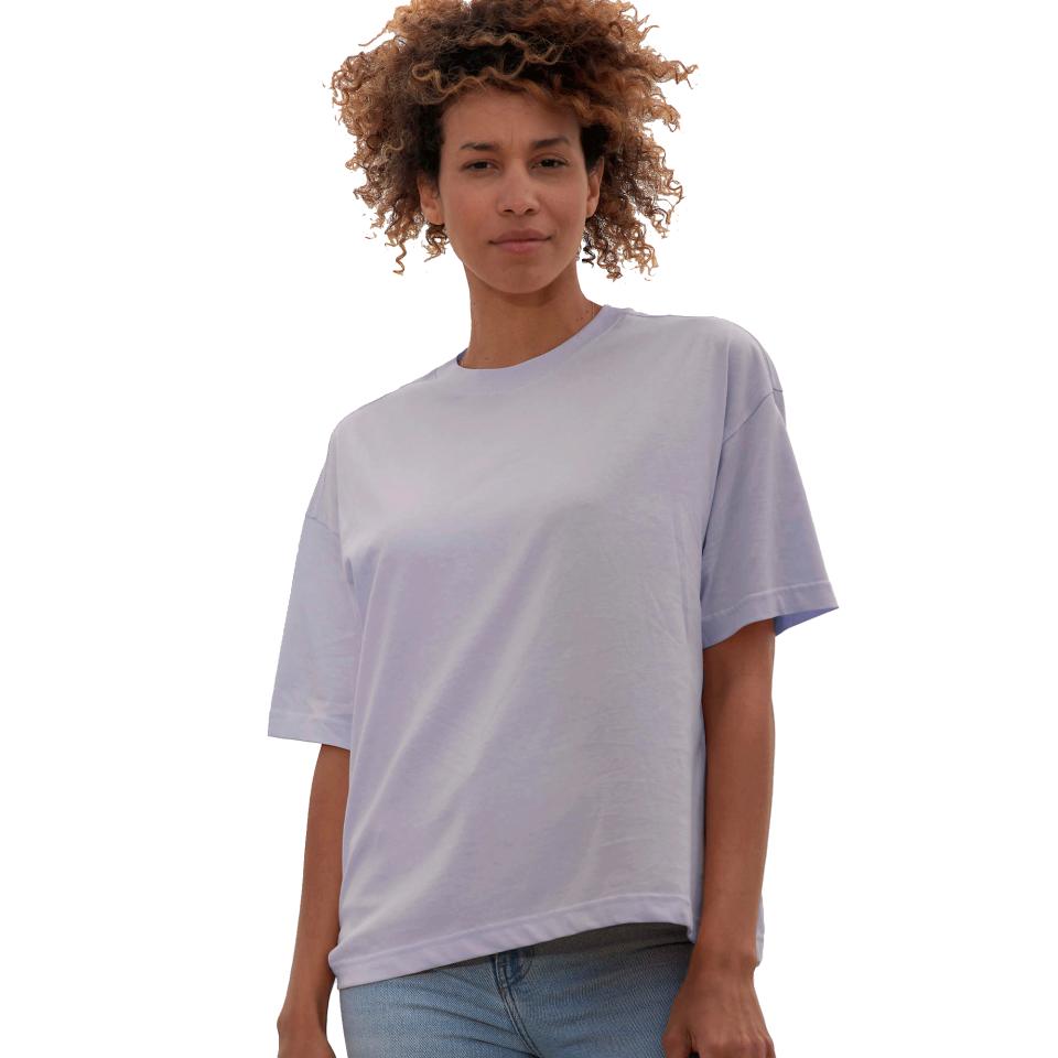 Camiseta oversize de mujer personalizada