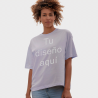 Camiseta oversize de mujer personalizada