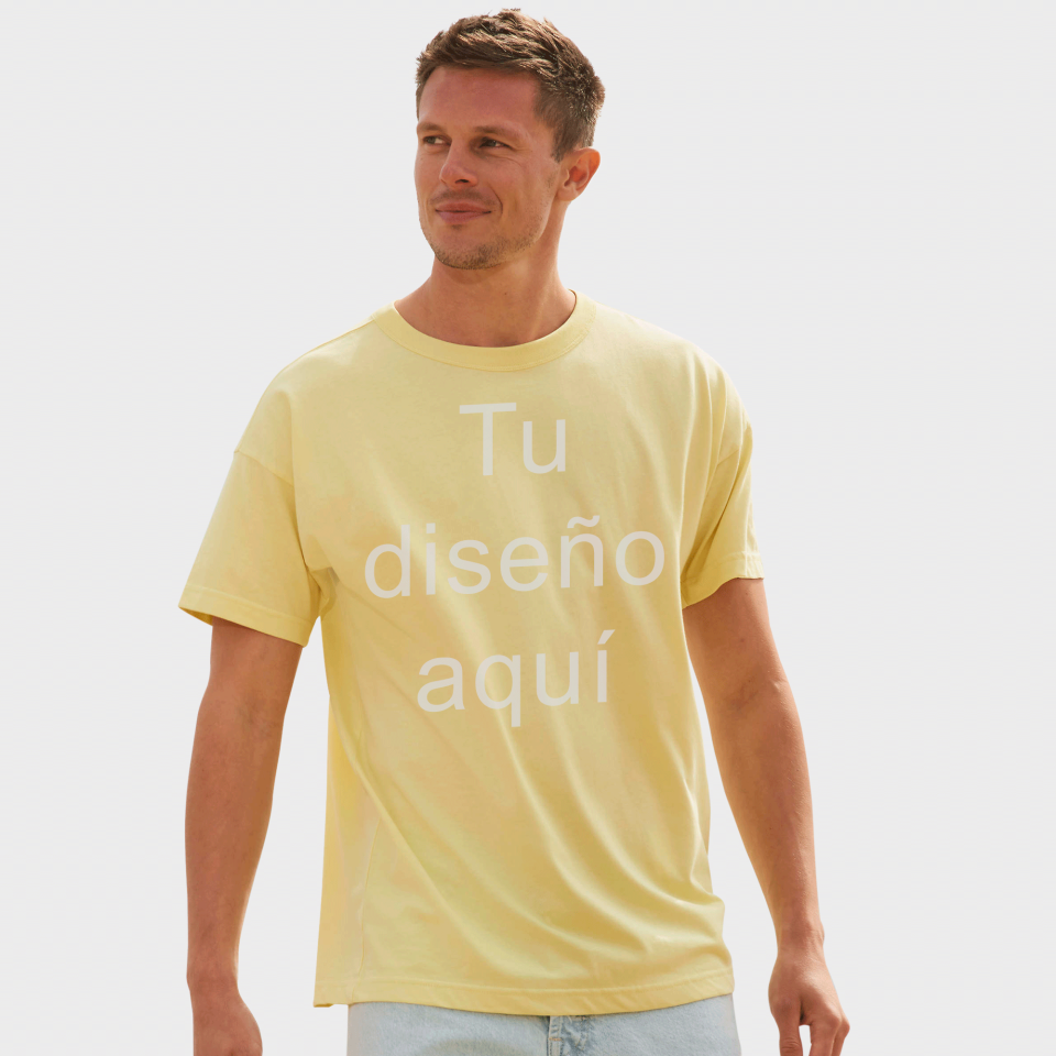 Camiseta oversize personalizada