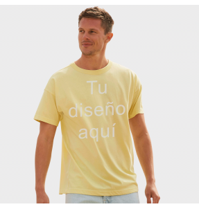 Camiseta oversize personalizada