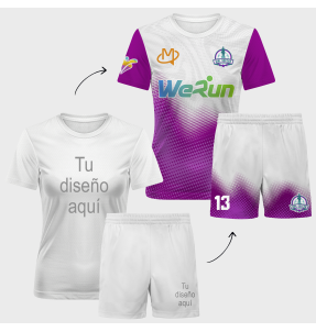 Conjunto de fútbol de mujer 100% fullprint personalizado