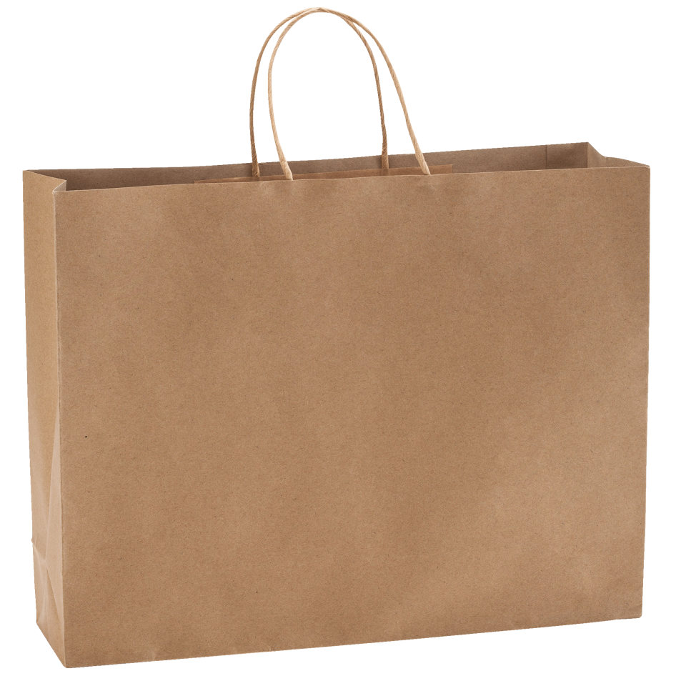 Bolsa de papel MAPLE en acabado natural personalizada