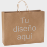 Bolsa de papel MAPLE en acabado natural personalizada