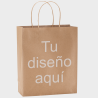 Bolsa de papel ARCE acabado natural personalizada