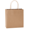 Bolsa de papel Haya en acabado natural personalizada