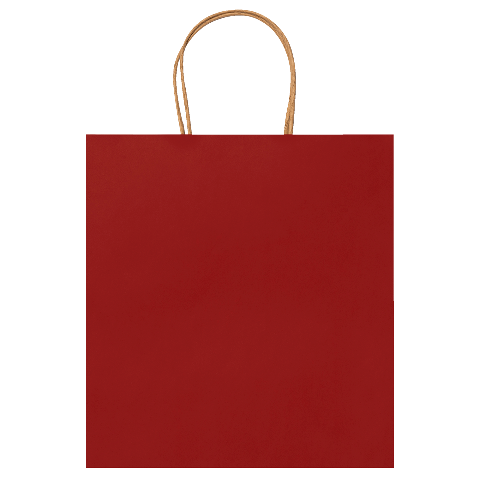 Bolsa de papel Haya en acabado natural personalizada