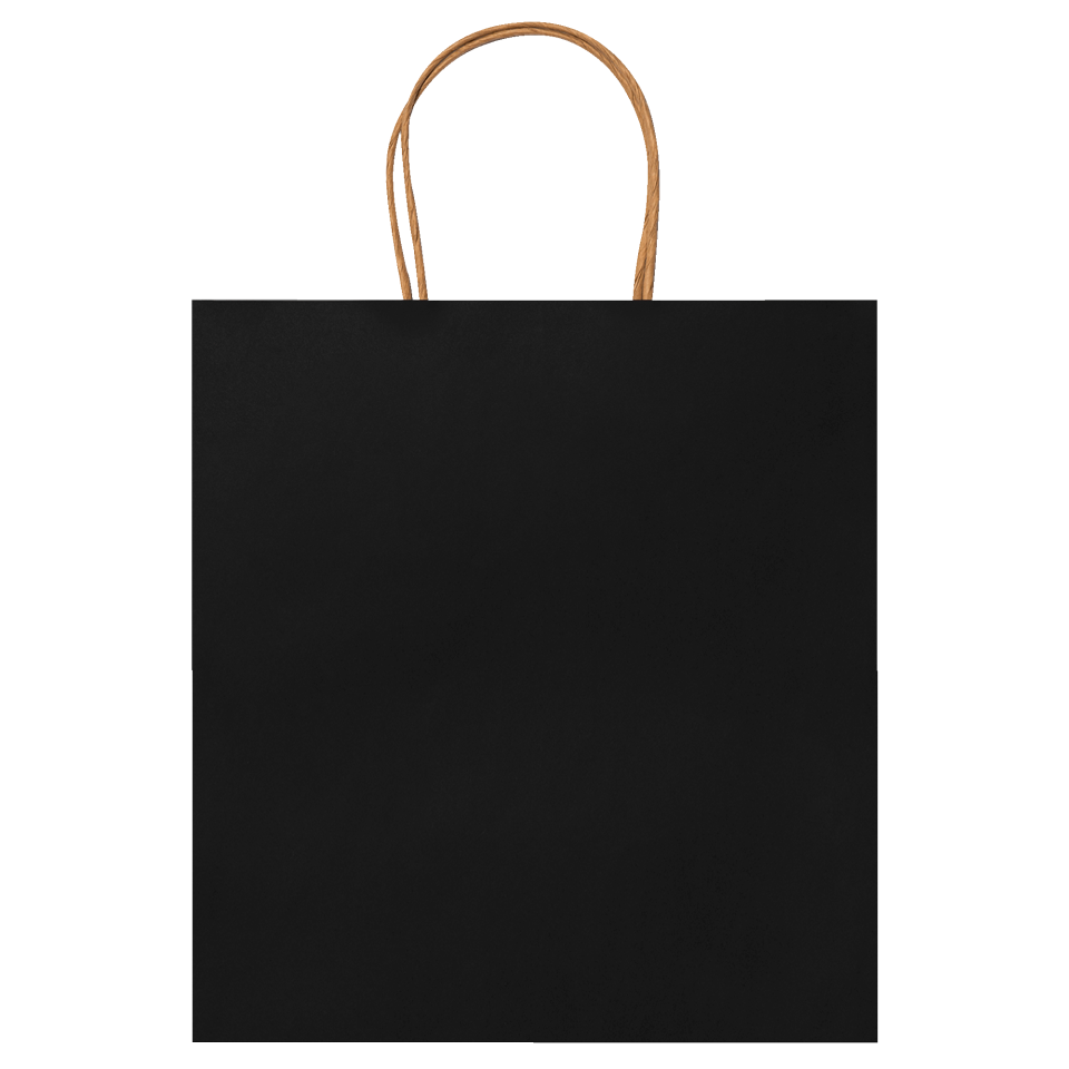 Bolsa de papel Haya en acabado natural personalizada