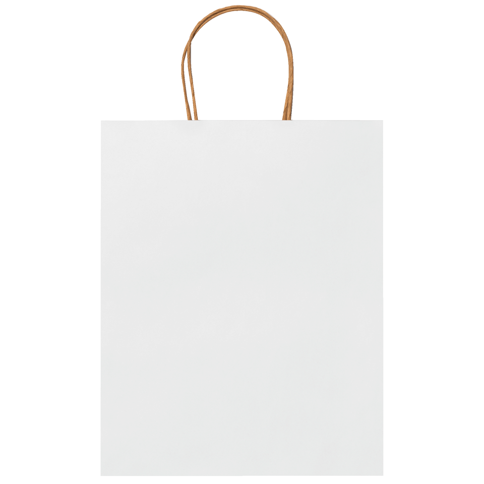 Bolsa de papel ROBLE en acabado natural personalizada