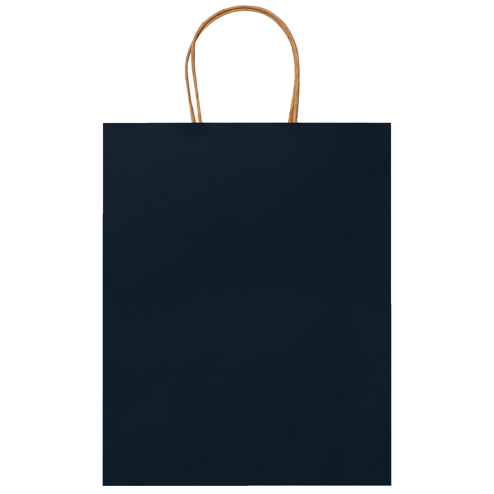 Bolsa de papel ROBLE en acabado natural personalizada