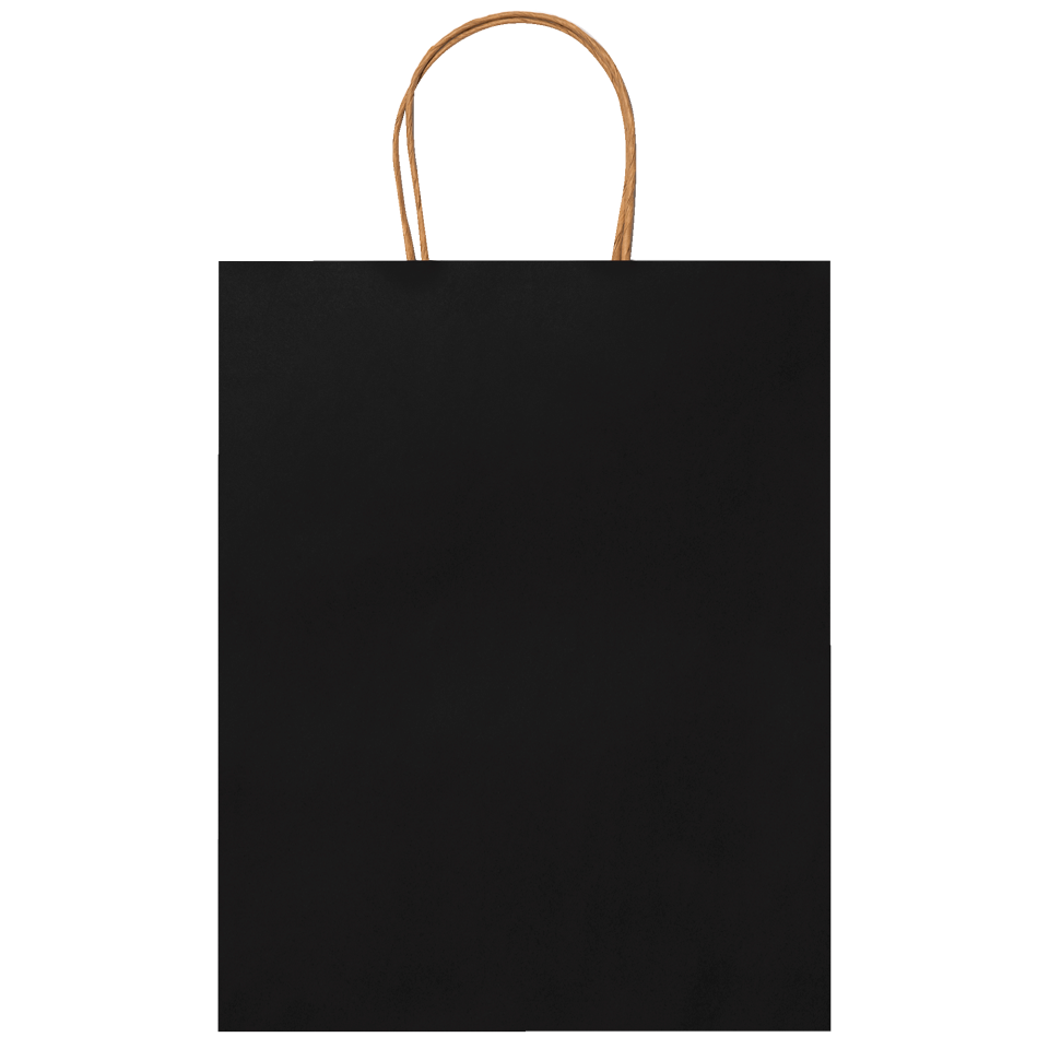 Bolsa de papel ROBLE en acabado natural personalizada