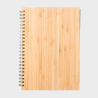 Set libreta bambú con boli personalizado