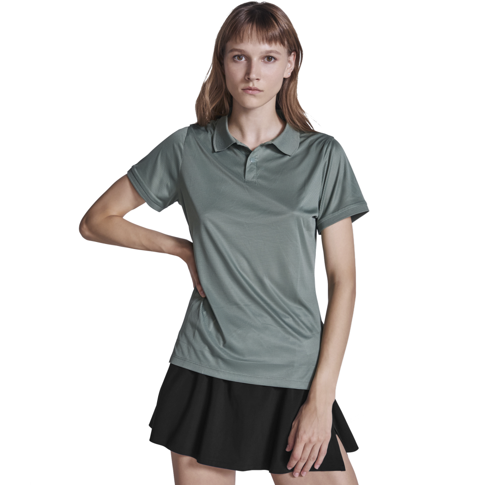 Conjunto de mujer pádel polo técnico y falda personalizado