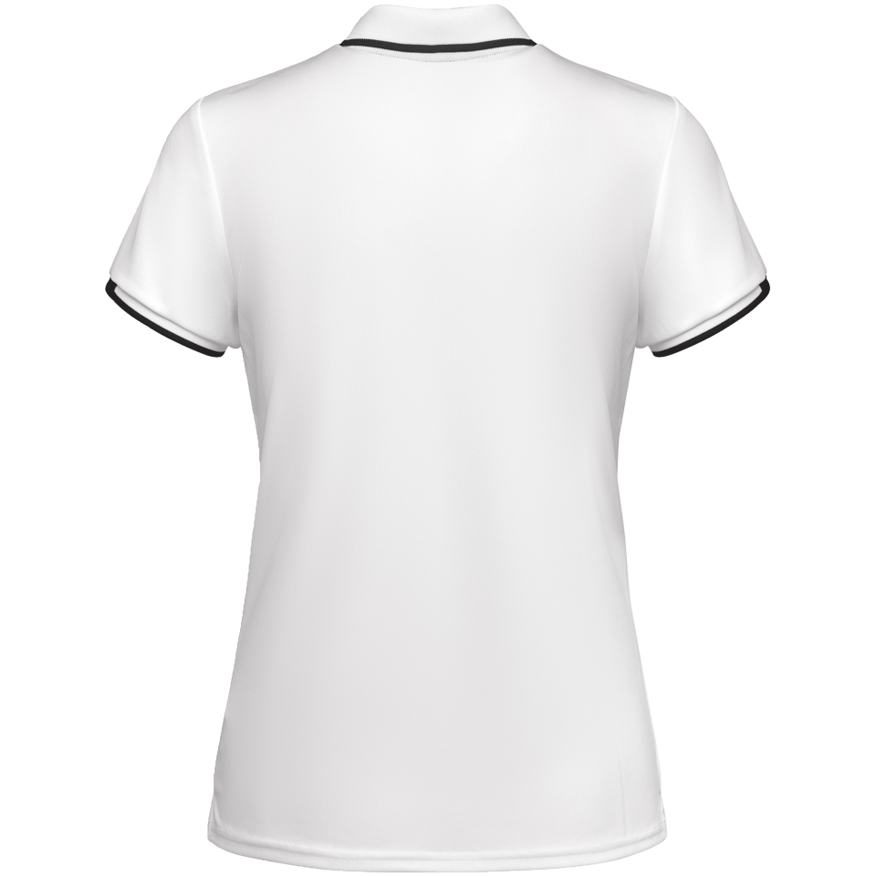 Conjunto de mujer pádel polo técnico bicolor y falda personalizado