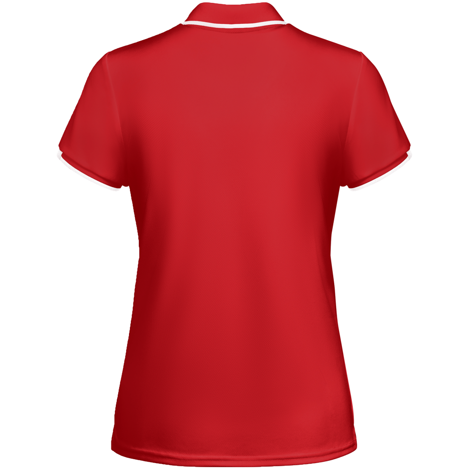 Conjunto de mujer pádel polo técnico bicolor y falda personalizado