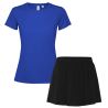 Conjunto de mujer pádel camiseta técnica y falda personalizado