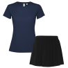 Conjunto de mujer pádel camiseta técnica y falda personalizado