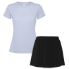 Conjunto de mujer pádel camiseta técnica y falda personalizado