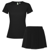 Conjunto de mujer pádel camiseta técnica y falda personalizado
