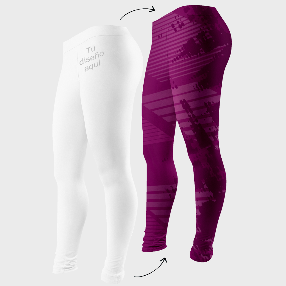 Malla running larga de mujer 100% fullprint personalizada