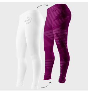 Malla running larga de mujer 100% fullprint personalizada