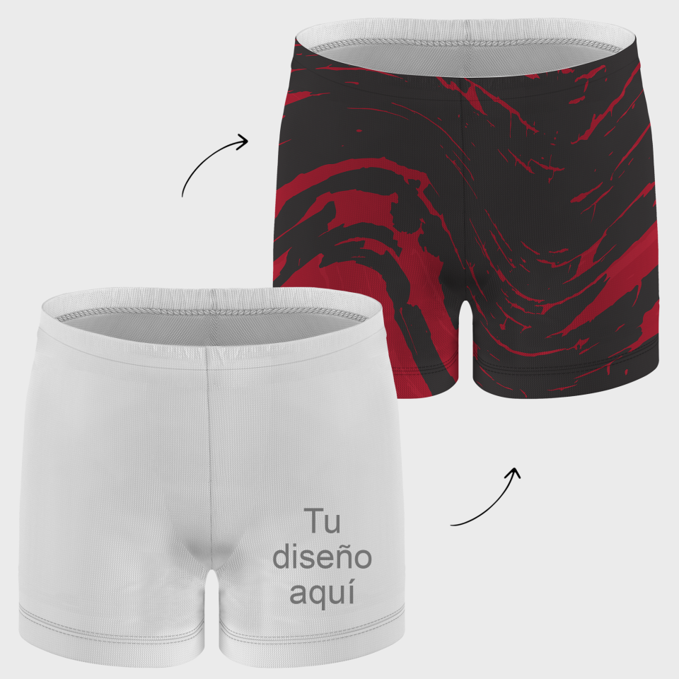 Malla running corta 100% fullprint personalizada