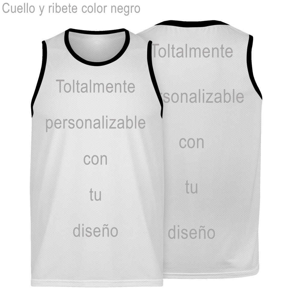 Camiseta running sin mangas 100% fullprint personalizada