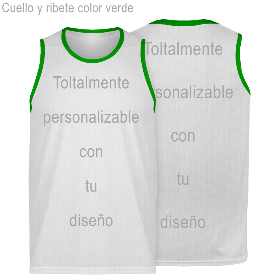 Camiseta running sin mangas 100% fullprint personalizada