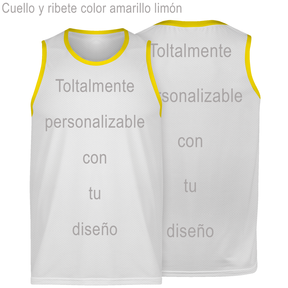 Camiseta running sin mangas 100% fullprint personalizada
