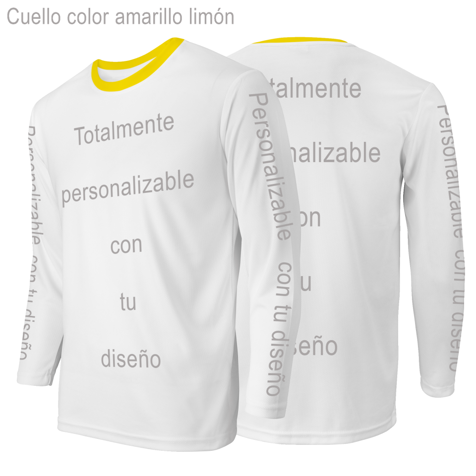 Camiseta running manga larga 100% fullprint personalizada