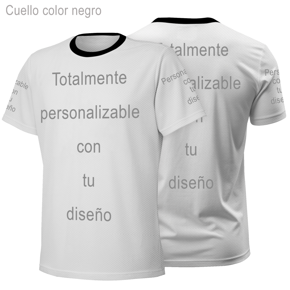Camiseta running manga corta 100% fullprint personalizada