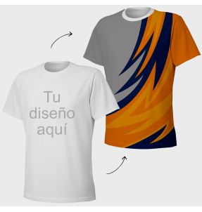 Camiseta running manga corta 100% fullprint personalizada