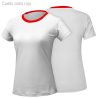 Camiseta running manga corta de mujer 100% fullprint personalizada