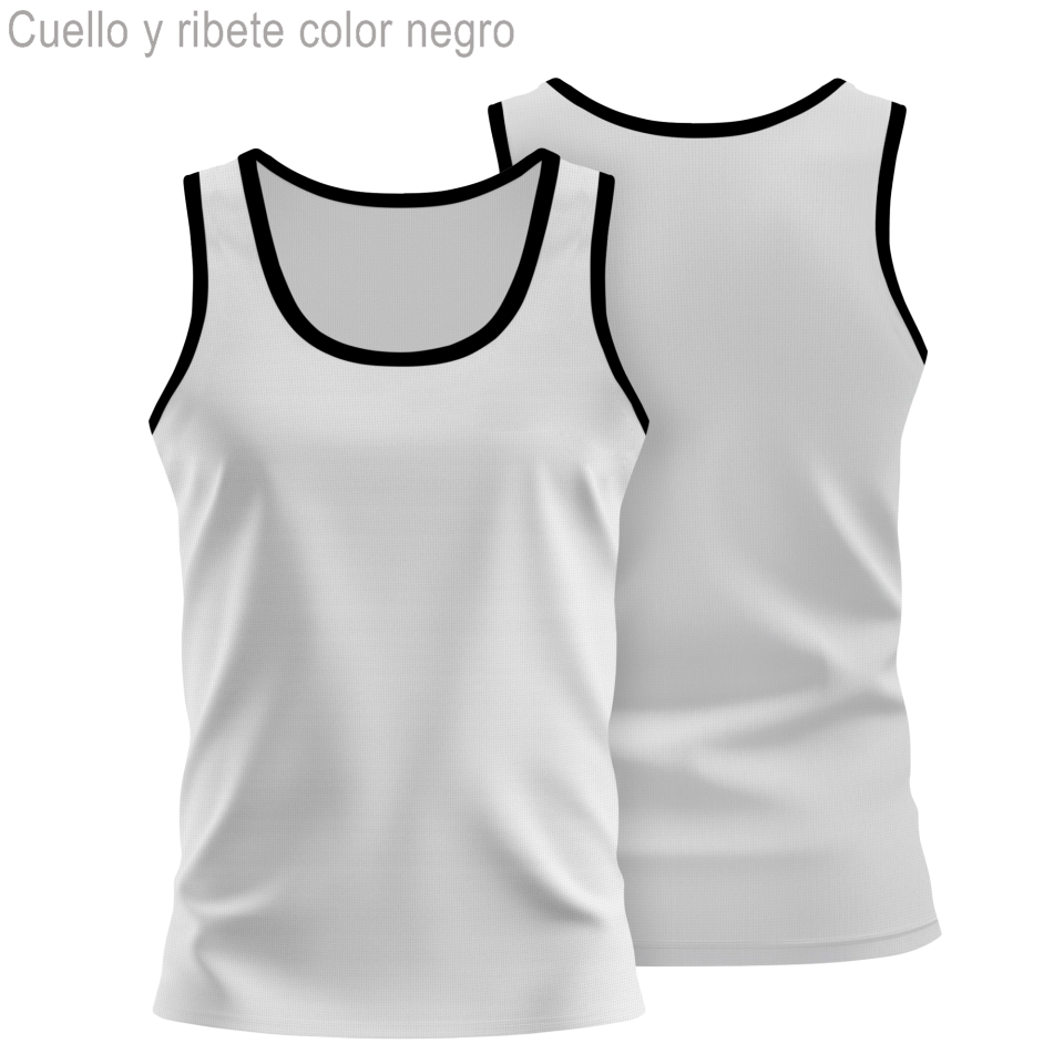 Camiseta running sin mangas de mujer 100% fullprint personalizada