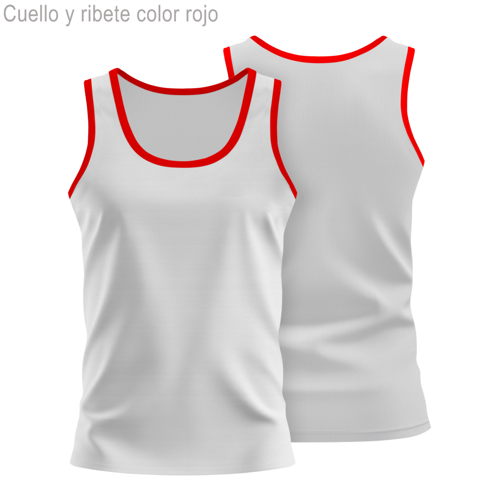 Camiseta running sin mangas de mujer 100% fullprint personalizada