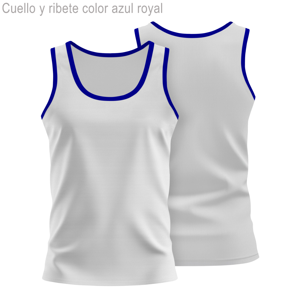 Camiseta running sin mangas de mujer 100% fullprint personalizada