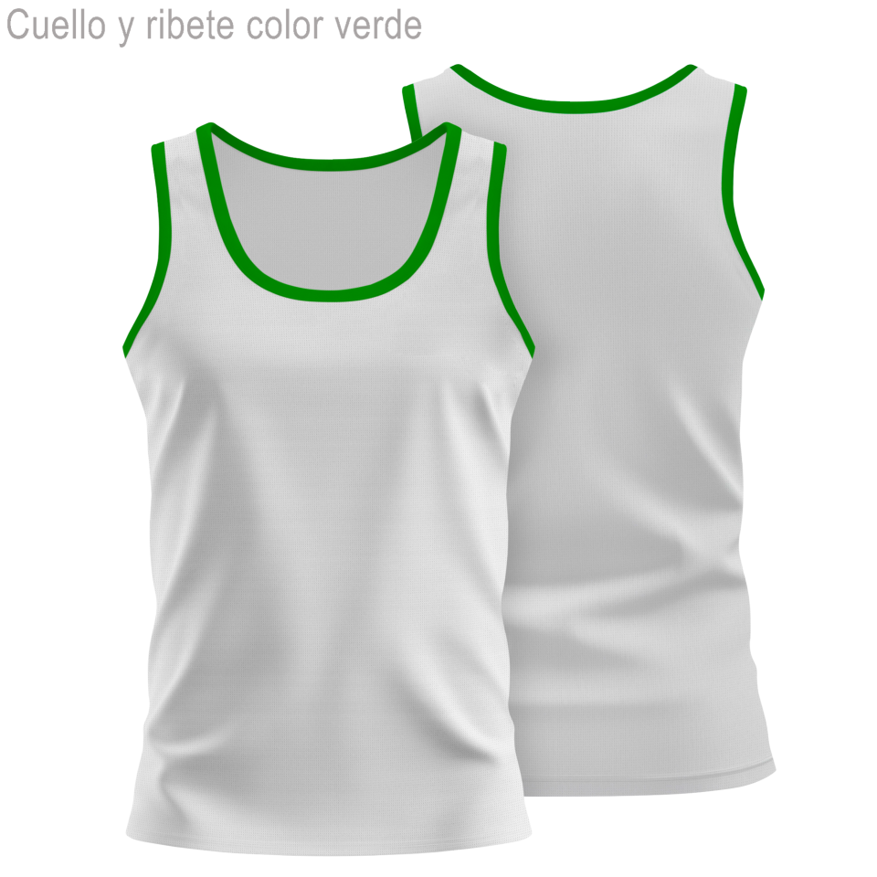 Camiseta running sin mangas de mujer 100% fullprint personalizada