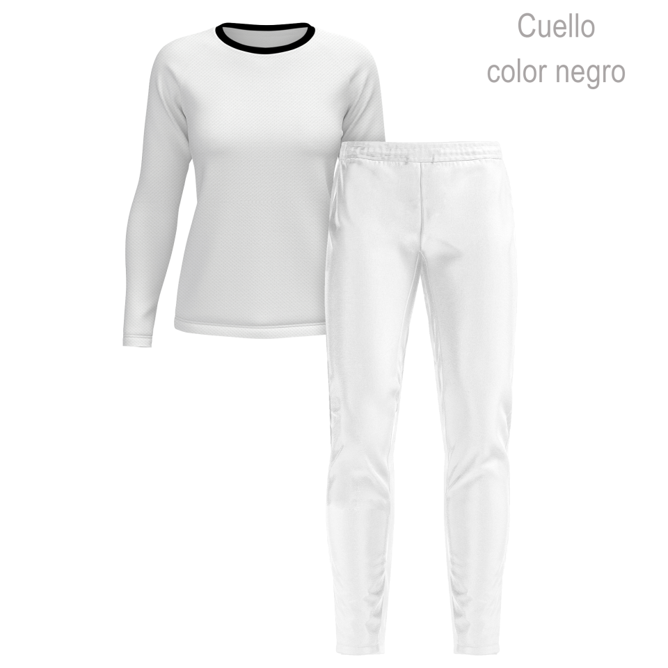 Conjunto running camiseta manga larga y pantalón largo de mujer 100% fullprint personalizado