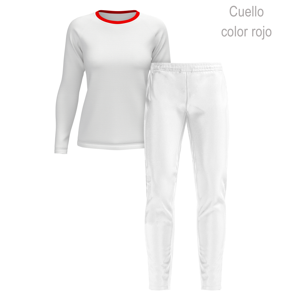 Conjunto running camiseta manga larga y pantalón largo de mujer 100% fullprint personalizado