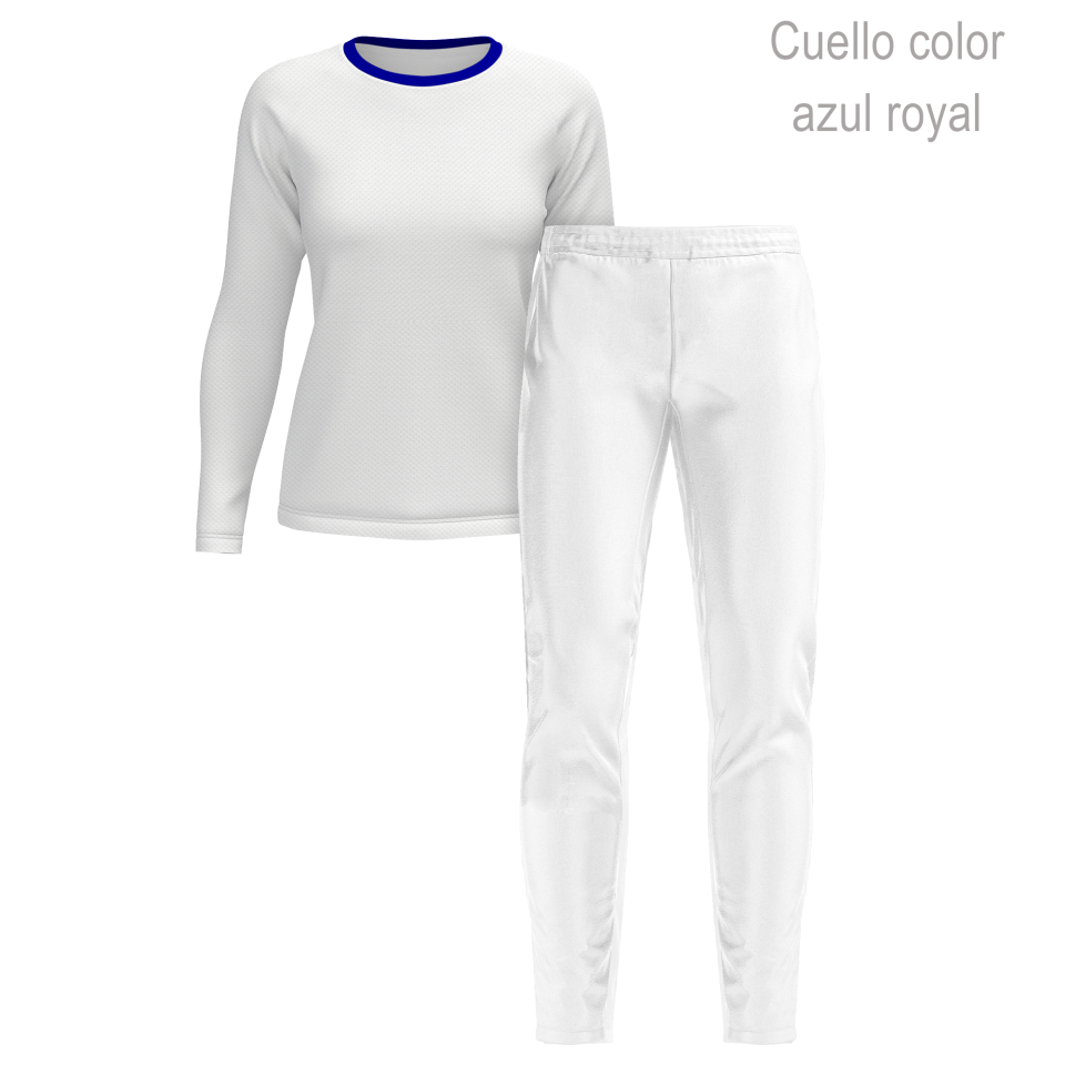 Conjunto running camiseta manga larga y pantalón largo de mujer 100% fullprint personalizado