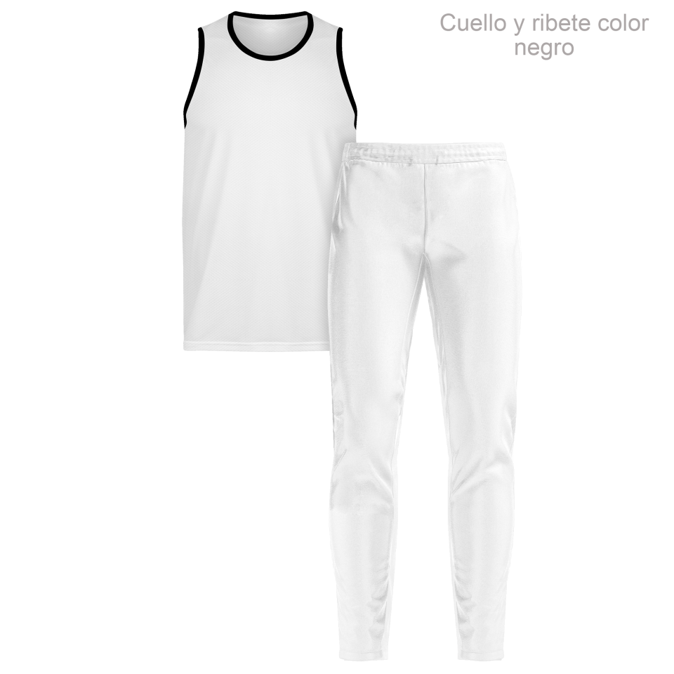 Conjunto running camiseta sin mangas y pantalón largo 100% fullprint personalizado