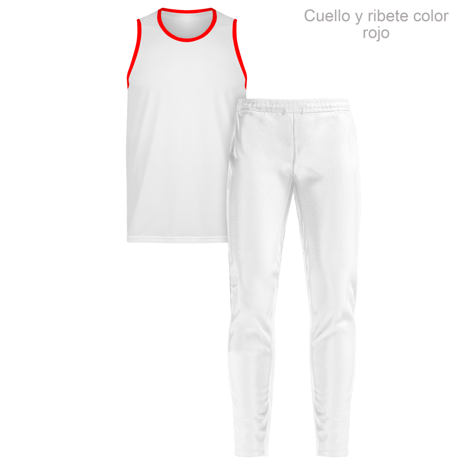 Conjunto running camiseta sin mangas y pantalón largo 100% fullprint personalizado