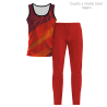 Conjunto running camiseta sin mangas y pantalón largo de mujer 100% fullprint personalizado
