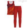 Conjunto running camiseta sin mangas y pantalón largo de mujer 100% fullprint personalizado