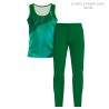 Conjunto running camiseta sin mangas y pantalón largo de mujer 100% fullprint personalizado