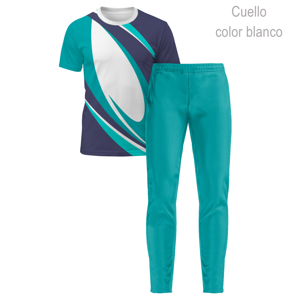 Conjunto running camiseta y pantalón largo 100% fullprint personalizado