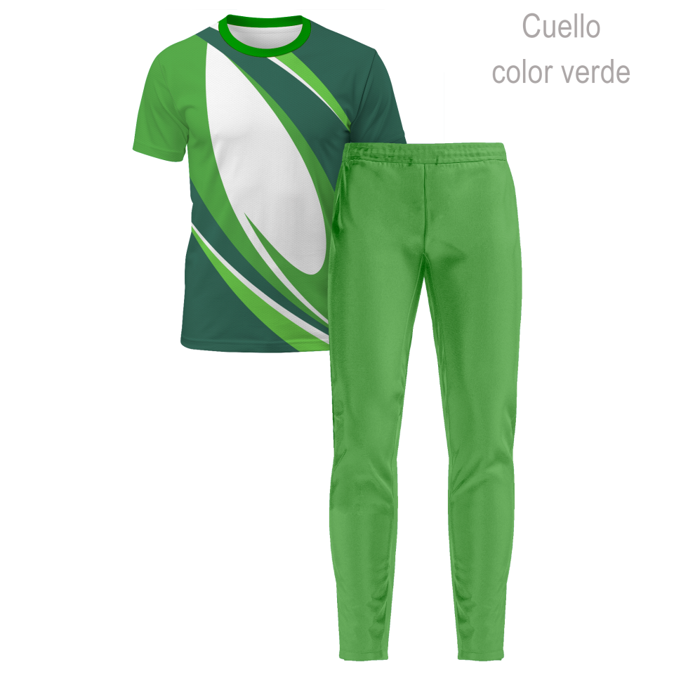 Conjunto running camiseta y pantalón largo 100% fullprint personalizado