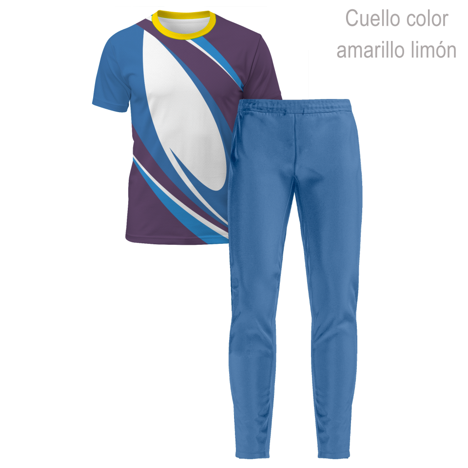 Conjunto running camiseta y pantalón largo 100% fullprint personalizado