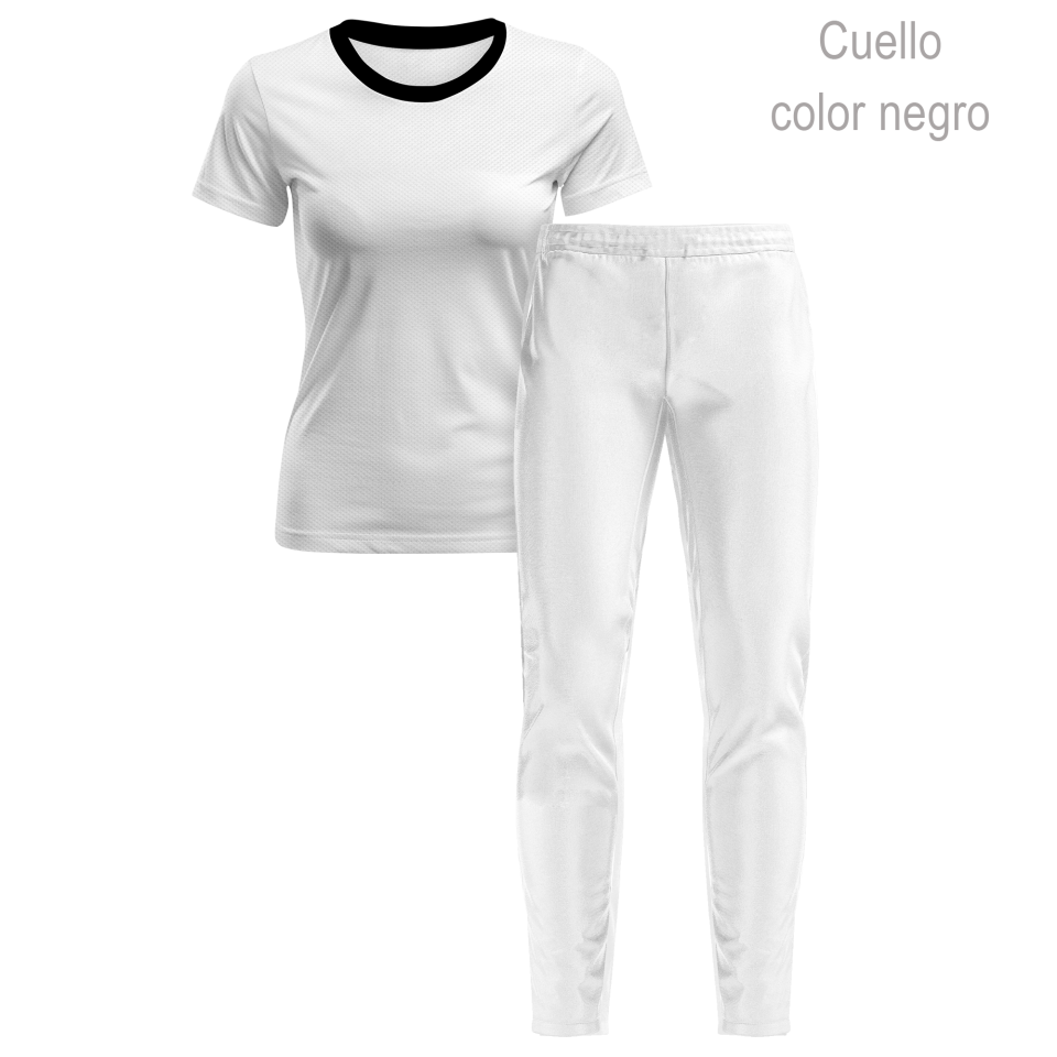 Conjunto running camiseta y pantalón largo de mujer 100% fullprint personalizado