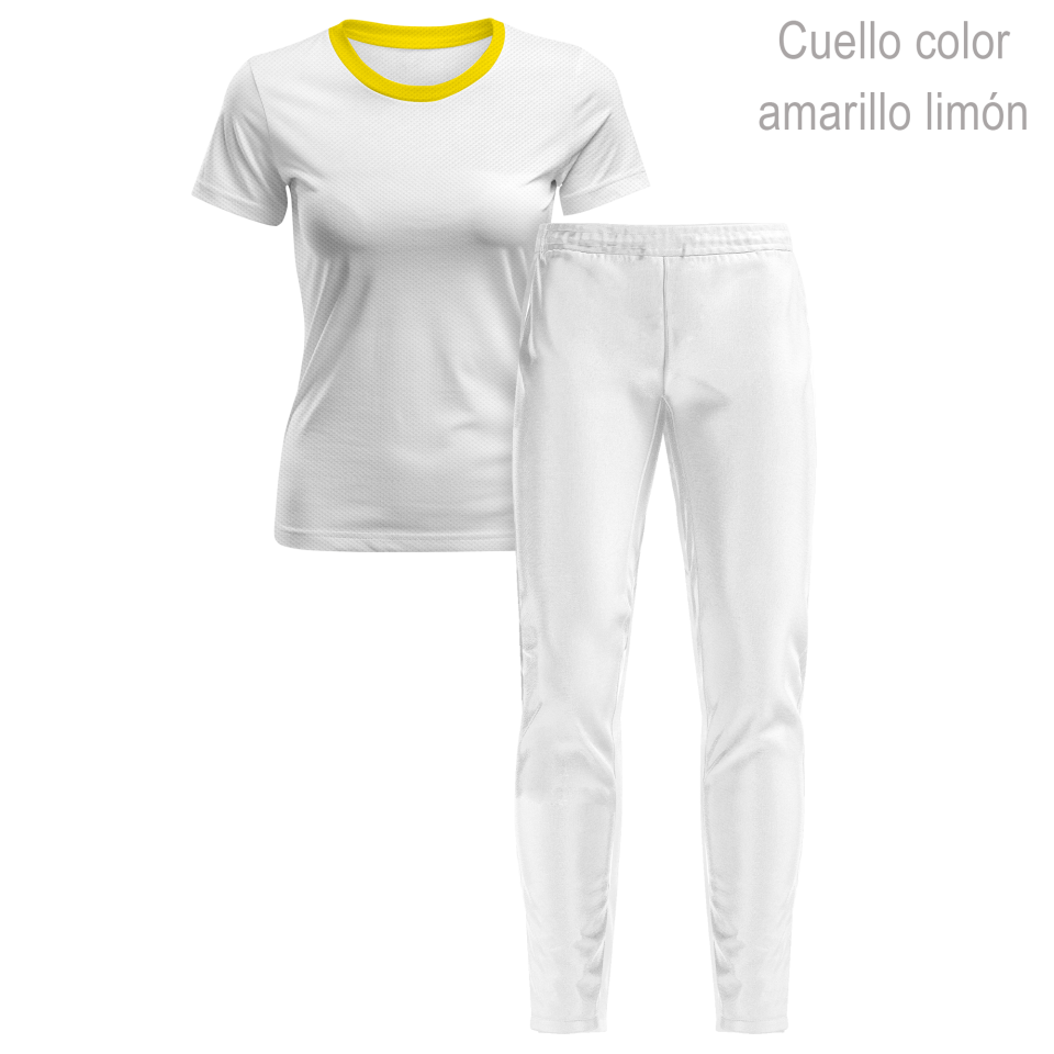 Conjunto running camiseta y pantalón largo de mujer 100% fullprint personalizado