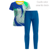 Conjunto running camiseta y pantalón largo de mujer 100% fullprint personalizado